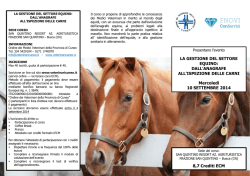 Mercoled&igrave; 10 SETTEMBRE 2014 8,7 Crediti ECM