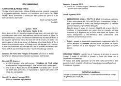 Lampada della settimana - Parrocchia di Pescincanna