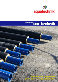 Sistema di tubazioni preisolate per il district heating