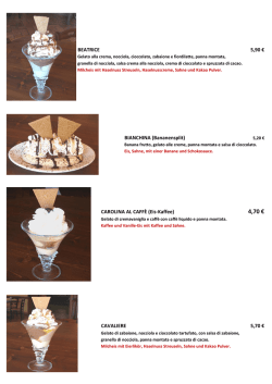 listino delle coppe gelato