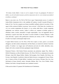 THE WOLF OF WALL STREET &ldquo;Mi chiamo Jordan