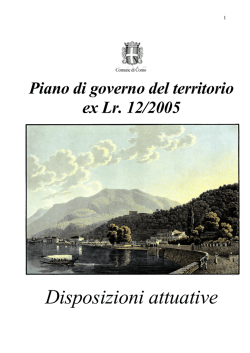 Disposizioni Attuative MODIFICATE A SEGUITO