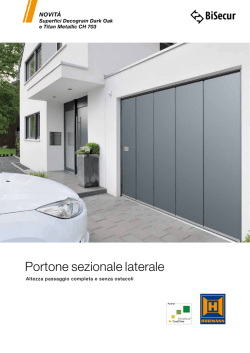 Catalogo Sezionale Laterale Hormann