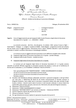 formazione alla riforma degli ordinamenti scolastici