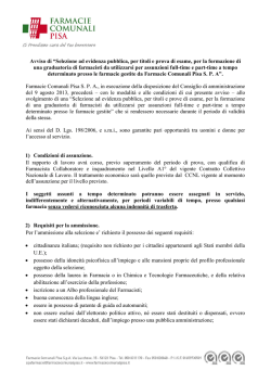 AI DIRIGENTI - Farmacie Comunali Pisa