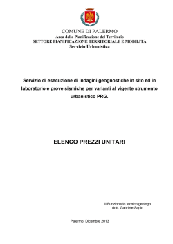 ELENCO PREZZI UNITARI