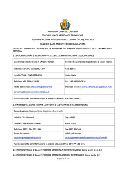 ando - Comune Cinquefrondi