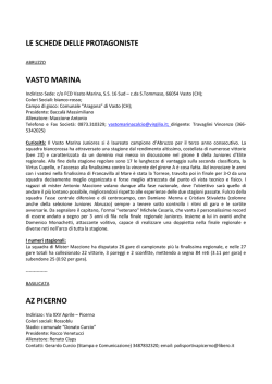 IN ALLEGATO la scheda completa con le informazioni di