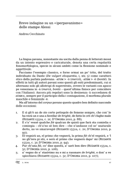 Breve indagine su un &laquo;iperpavanismo&raquo; delle stampe