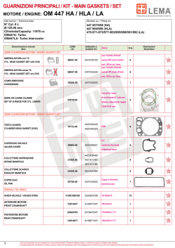 MOTORE / ENGINE: OM 447 HA / HLA / LA