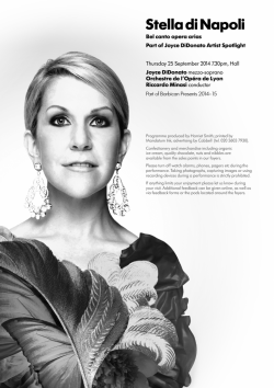 Joyce DiDonato: Stella di Napoli, 25 Sep