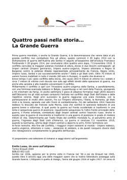 Quattro passi nella storia - la Grande Guerra