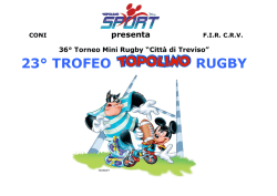 23° TROFEO RUGBY - Benetton Rugby Treviso