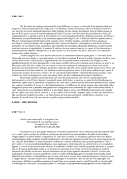 PRELUDIO Chi, fra coloro che aspirano a conoscere la