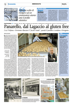 Panarello, dal Lagaccio al gluten free