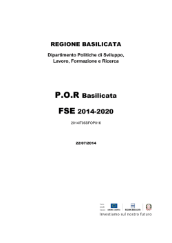 IT - PO FSE Basilicata