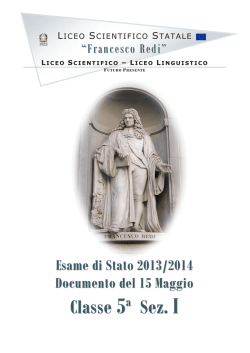 5ªI - Liceo scientifico Redi