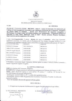 Scarica Allegato - Comune di Molfetta