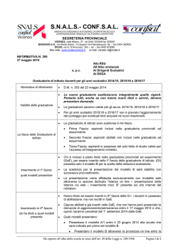 graduatorie istituto docenti