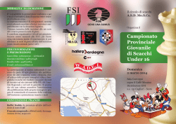 bando provinciale u16