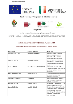 Seduta elaborato finale Master DISPES 26_06_2014