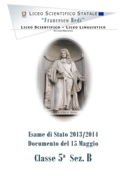 5&ordf;B - Liceo Redi