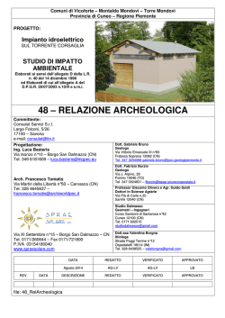 48_RelArcheologica - Provincia di Cuneo