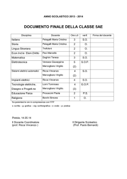 DOC FIN 5AE 2014 - "S.Fedi – E.Fermi" – Pistoia