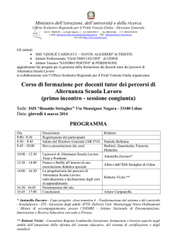 Intestazione USR e Regione FVG