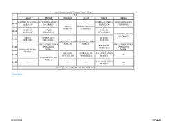 Orario classi - Liceo Tasso