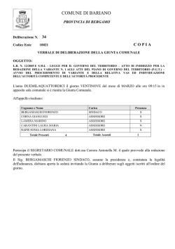 COMUNE DI BARIANO
