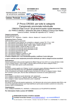 Programma gare e orari