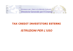 tax credit esterno