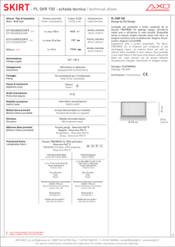 Soffitto 5 - Scheda tecnica