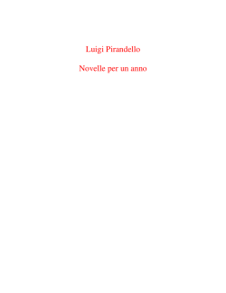 PirandelloNovellePartePrima