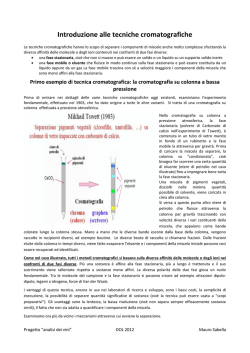 Cromatografia introduzione