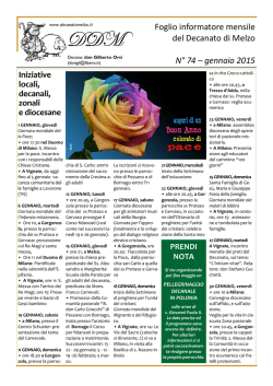 Decanato - Parrocchia S.Marco Evangelista