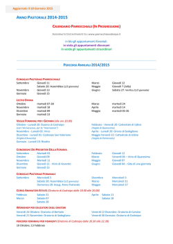 ) PERCORSI ANNUALI 2014/2015