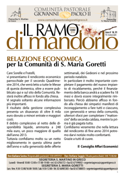 S - Comunit&agrave; Pastorale