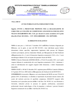 www.magistralechieti.gov.it 1 - Ufficio Scolastico Regionale per l
