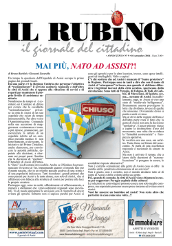 luglio 2014 - Il Rubino