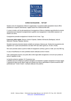 NAVIGAZIONE GPI - Yacht Club Italiano