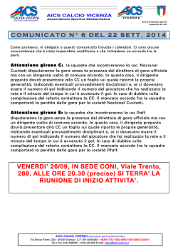 Com 6 - AICS Vicenza
