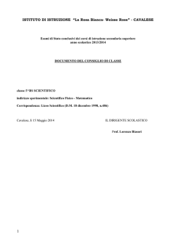 Leggi - Istituto "Rosa Bianca"