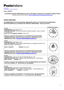 18 settembre - Filatelia
