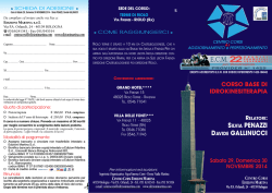 Corso base di Idrokinesiterapia - AIFI Emilia