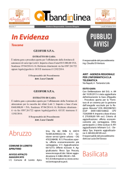 Anno 8 n. 7 - Luned&igrave; 24 Febbraio 2014