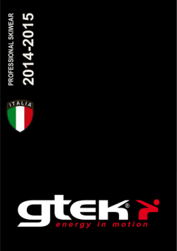 Scarica il catalogo Gtek Ski in formato pdf.