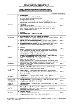 apri il formato PDF - vedrai gli elenchi dei libri di - Raetia