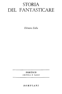 El&eacute;mire Zolla, Storia del fantasticare (pdf)
